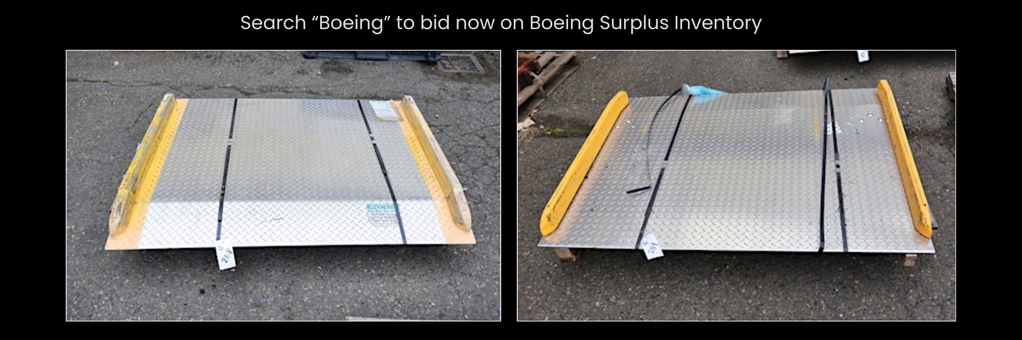 Search Boeing to bid now on Boeing Surplus Inventory